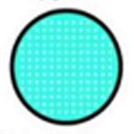 Sweety Crazy Cyan Mesh / Blue Screen with Black Rim (1 lens/pack) [Exp: 02/2026]-Crazy Contacts-UNIQSO