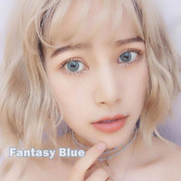 Kazzue Fantasy Blue (1 lens/pack)-Colored Contacts-UNIQSO