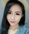 Kazzue Premier Pinkish Red-Colored Contacts-UNIQSO