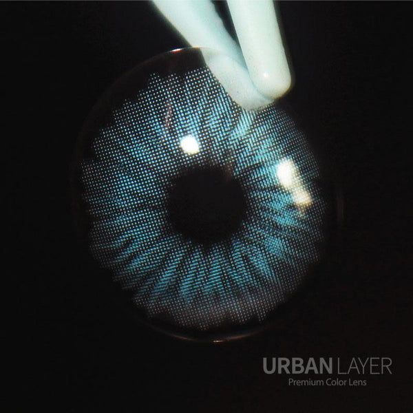 Urban Layer Aurora Blue (1 lens/pack)-Colored Contacts-UNIQSO