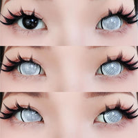 Sweety Mini Sclera White Mesh Rim (1 lens/pack)-Mini Sclera Contacts-UNIQSO