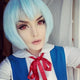 Cosplay Wig - Eva - Ayanami Rei-Cosplay Wig-UNIQSO