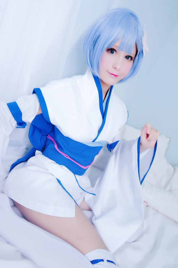 Cosplay Wig - Zero kara Hajimeru Isekai Seikatsu - Young Rem-Cosplay Wig-UNIQSO